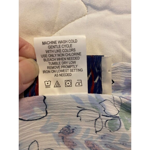 Donkenny Women's XL Floral Button-Down Top Pastel Colors - Picture 9 of 12